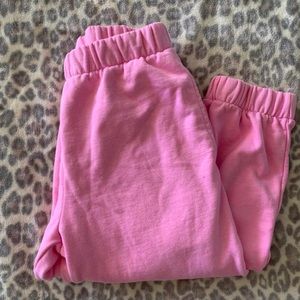 Brandy Melville pink sweatpants